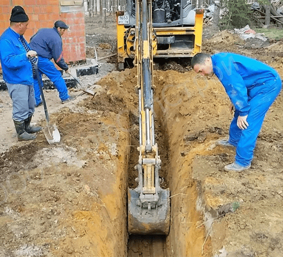 картинка для блока Виды работ при обустройстве дренажа