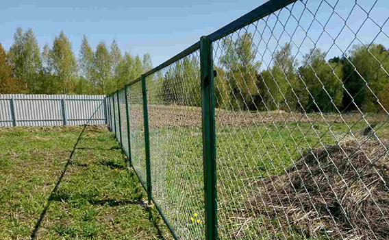 постер для страницы Забор из сетки рабица
